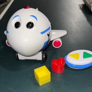 Interactive Airplane Toy with Remote Control - missing circle and Triangle block
